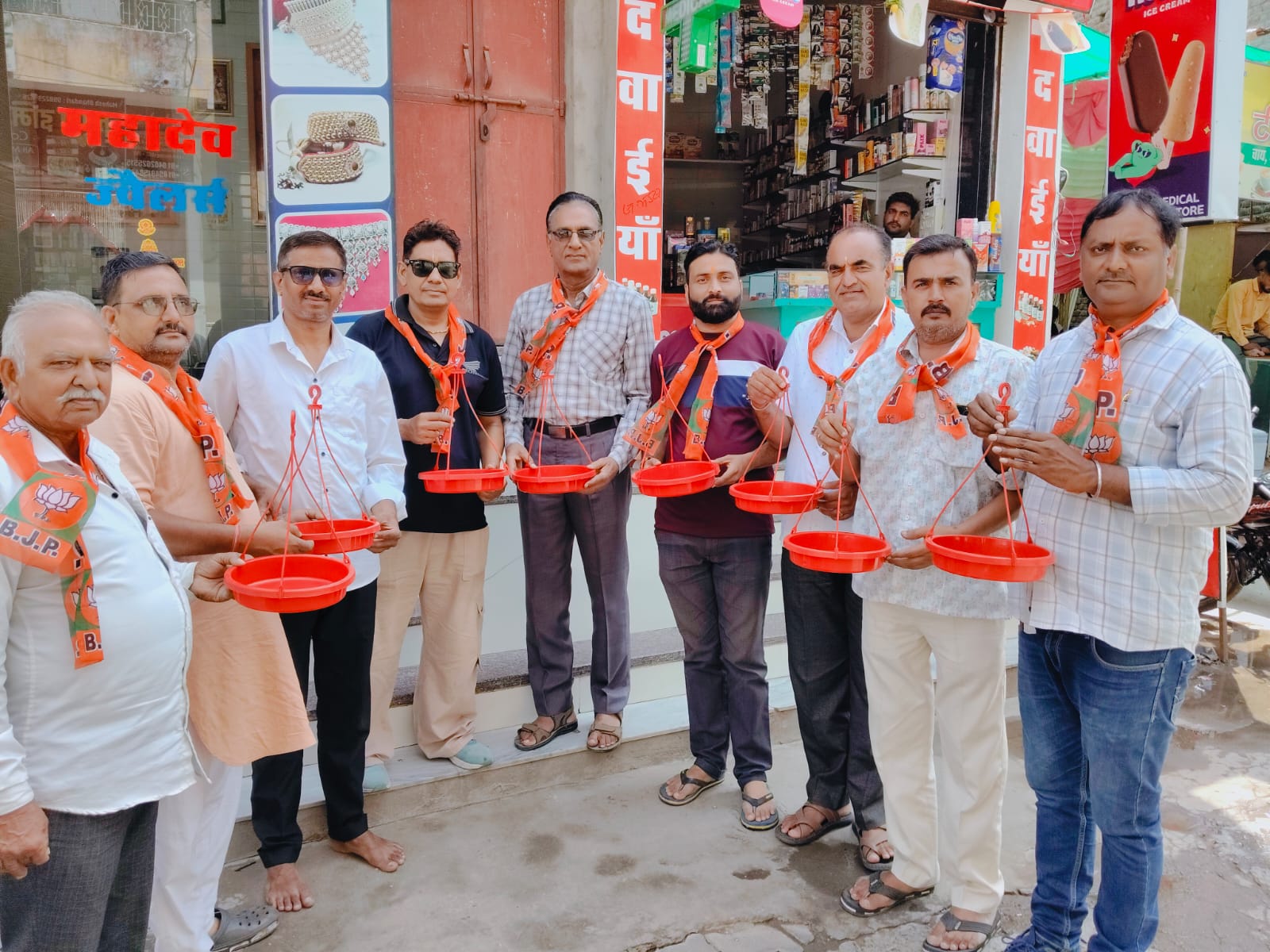 बाली में वंदे गंगा जल संरक्षण जन अभियान के तहत भाजपा बाली मण्डल में हुए विभिन्न कार्यक्रम