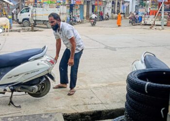 रानी में एथेनॉल मिश्रित पेट्रोल से स्कूटी चालकों की बढ़ी परेशानी