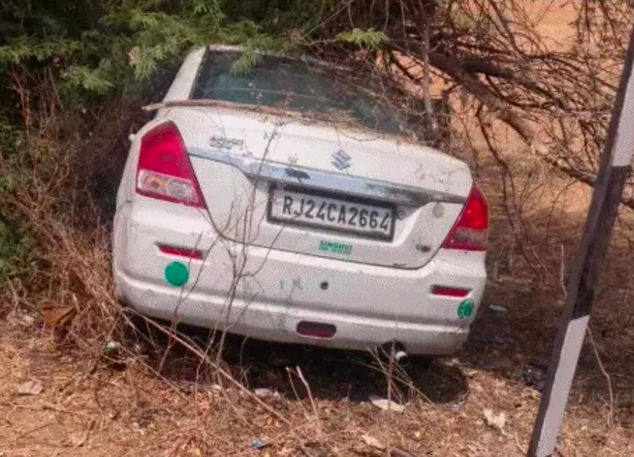 रेवदर के कांडला हाईवे पर पेड़ से टकराई कारःकांच टूटा, एक युवक गंभीर घायल; हायर सेंटर रेफर