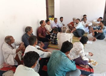 काकराड़ी में श्री वीर हनुमान मंदिर कार्य समिति की बैठक आयोजित हुई