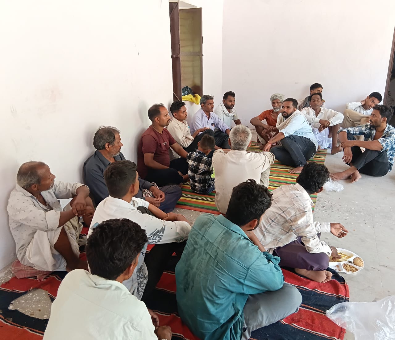 काकराड़ी में श्री वीर हनुमान मंदिर कार्य समिति की बैठक आयोजित हुई