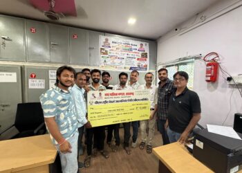 तखतगढ-लोक कल्याण मेला, स्वनिधि महोत्सव एवं स्वनिधि कैम्प में लाभार्थी को प्रथम किस्त की राशि 15000/- रू. का चैक वितरण