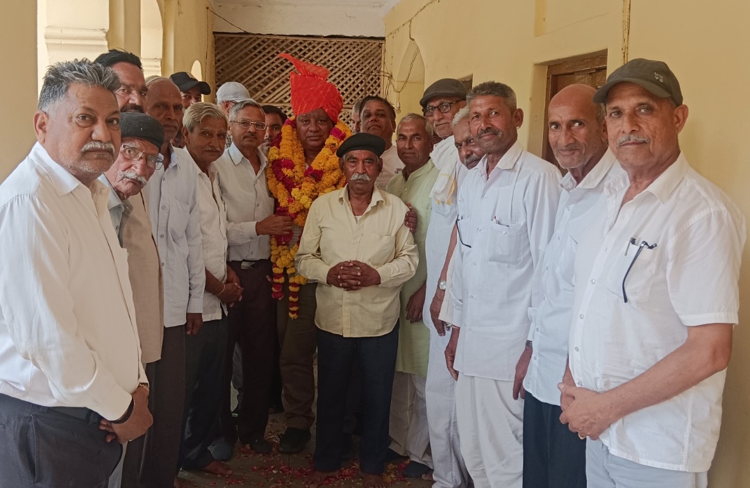 बाली विधायक राणावतं की अनुसंसा पर फालना रावणा राजपूत छात्रावास का पट्टा मिला, समाज बंधुओं ने बीजापुर में किया स्वागत