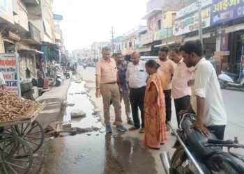 रानी में जल संकट को लेकर भाजपा अध्यक्ष ने किया दौरा, समाधान का दिलाया भरोसा