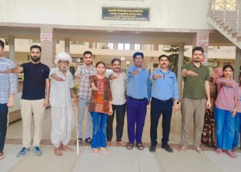 सुमेरपुर-विश्व रक्तदाता दिवस पर सीएचसी सुमेरपुर मे शपथ कार्यक्रम आयोजित