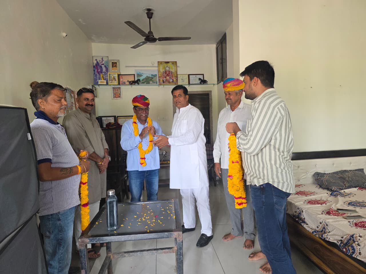 तखतगढ-असंगठित कामगार कर्मचारी कांग्रेस के पाली जिला अध्यक्ष बने संगीत सिंह राणावत, का हुआ स्वागत