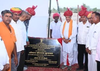 सुमेरपुर-शिवपुरा में 75 हजार लीटर क्षमता के उच्च जलाशय का शिलान्यास