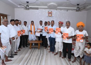 हेमावास में कैबिनेट मंत्री कुमावत ने किया प्रबुद्धजनों का सम्मान,किसानों से जैविक खेती पर किया संवाद