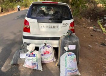 पिंडवाड़ा-41.600 किलो अवैध डोडा पोस्त जब्त, दो गिरफ्तारः जालौर के तस्करों को हाईवे पर पीछा कर पकड़ा गया