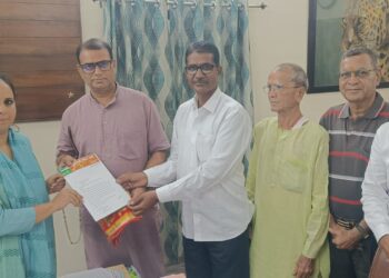 रानी प्रताप बाजार की यातायात व्यवस्था को लेकर पुलिस अधीक्षक से मिला भाजपा प्रतिनिधि मंडल
