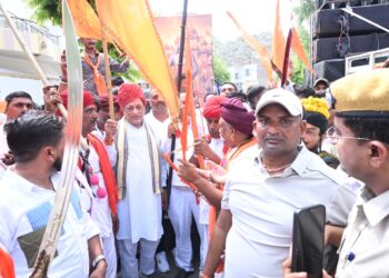 वीर शिरोमणि महाराणा प्रताप की जयंती पर सुमेरपुर में भव्य जुलूस,कैबिनेट मंत्री जोराराम कुमावत ने किया माल्यार्पण तखतगढ मे पालिका कर्मचारियों ने किया माल्यार्पण