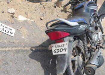 जालोर-थार ने बाइक सवारों को उड़ाया, भतीजे की मौतः ब्रिज से उछलकर 35 फीट नीचे गिरा, सिर फटा; SUV ड्राइवर फरार