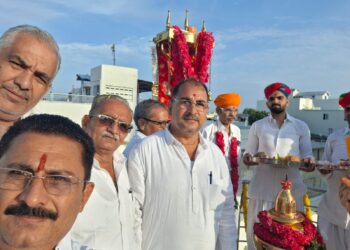 मदुरै में श्री अम्बे माताजी मंदिर का प्रथम वार्षिक ध्वजारोहण हर्षोल्लास के साथ सम्पन्न