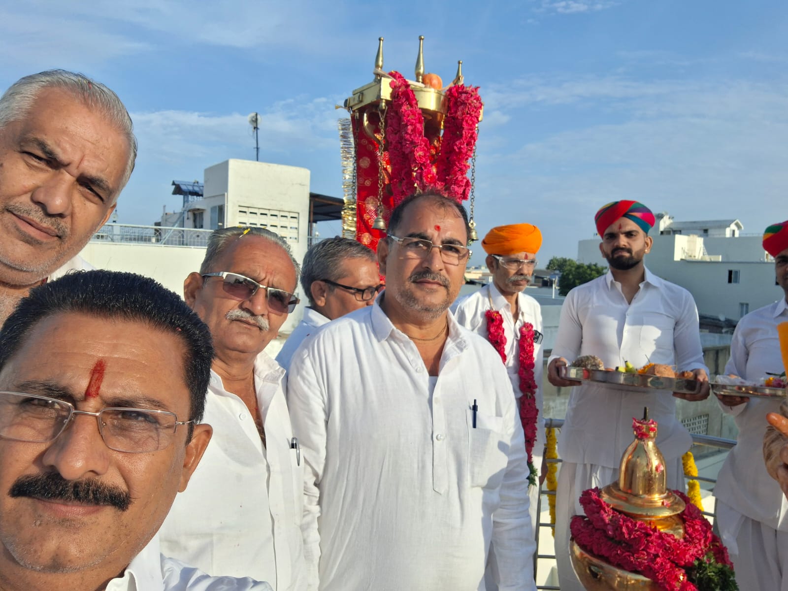 मदुरै में श्री अम्बे माताजी मंदिर का प्रथम वार्षिक ध्वजारोहण हर्षोल्लास के साथ सम्पन्न