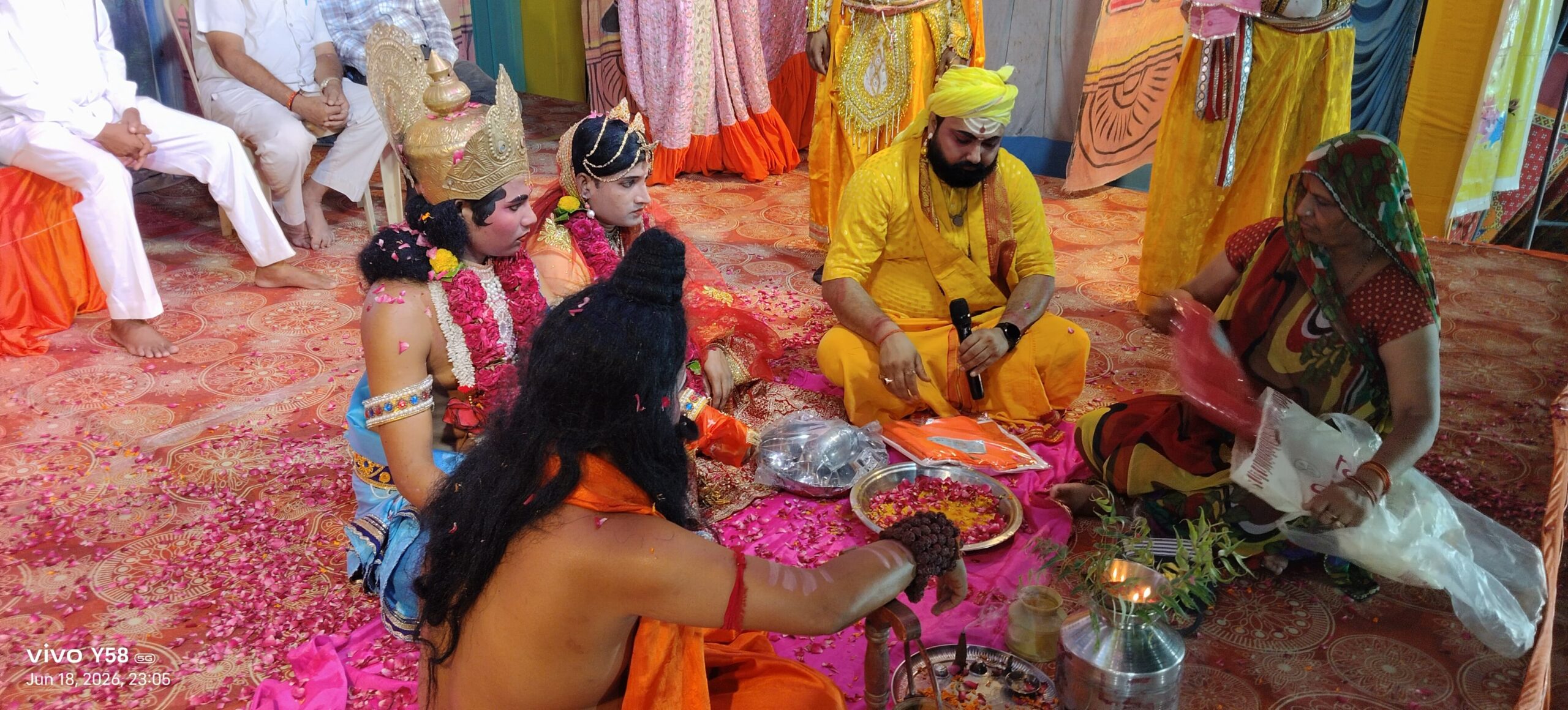 तखतगढ-नगर में भव्य बिंदोली शोभायात्रा एवं श्री राम सीता विवाह का वैदिक मंत्रोच्चार के साथ किया गया मंचन