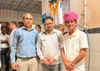 एक ऐसा कार्य, जिसकी सराहना जितनी की जाए उतनी कम है,समाजसेवी परिहार ने सीएचसी तखतगढ मे शुद्ध पेयजल के लिए आधुनिक आर ओ प्लांट किया भेट
