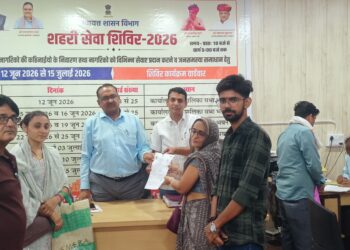 तखतगढ-शहरी सेवा शिविर मे लाभार्थियों को किया लाभान्वित