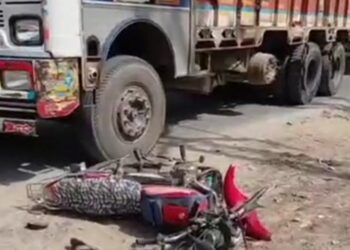 जालोर-ट्रक की टक्कर से बाइक सवार&nbsp; रेवत ग्राम का युवक गंभीर घायल