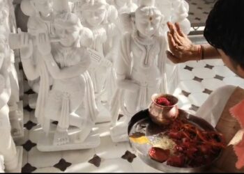 तखतगढ-शीतला माता मंदिर परिसर से लेकर चारों तरफ प्रस्तावित 22 परियों की प्रतिमाओ की हुई पूजा-अर्चना