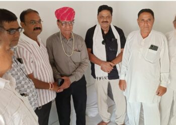 पाली जिला आईएफडब्ल्यूजे के नवनियुक्त अध्यक्ष अरुण जोशी का स्वागत