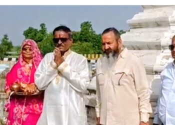 रानी-बिरामी चौकी में 32वां ध्वजा एवं पाटोत्सव समारोह आज मनाया गया