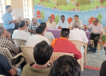 रानी अस्पताल में शिकायतों एवं सुझावों को लेकर भाजपा की बैठक आयोजित