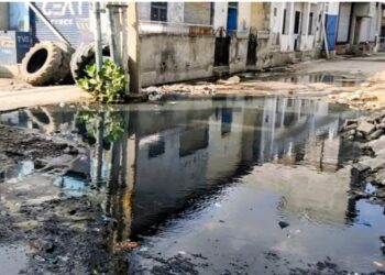 रानी-धर्मवीर मैदान के चारों ओर गंदे पानी की समस्या, श्रद्धालु व मेलार्थी परेशान