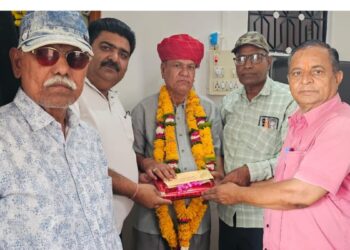 रानी-सेवानिवृत्ति समारोह धूमधाम से सम्पन्न, शिक्षाविद् शेवाराम पंवार का किया सम्मान