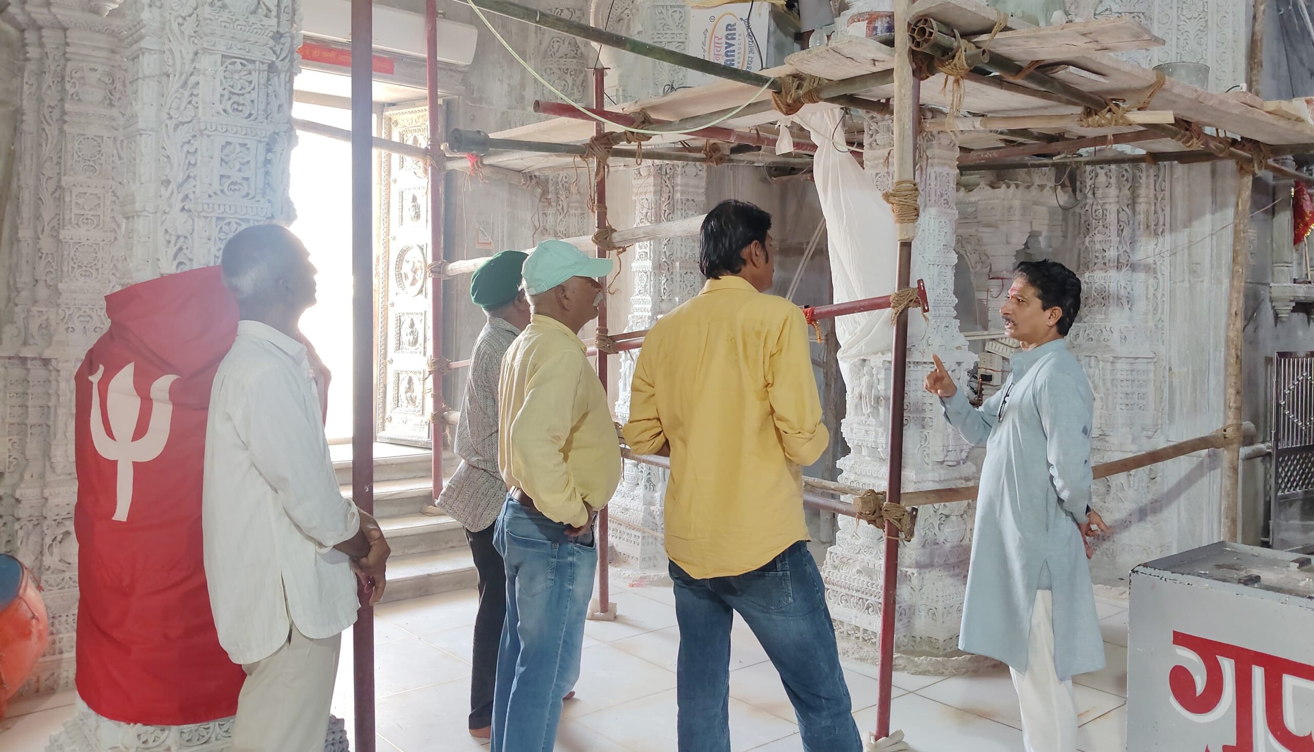 आशापुरा माताजी ट्रस्ट अध्यक्ष जितेन्द्र सिंह देवड़ा ने लिया व्यवस्थाओं का जायजा