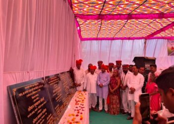 पिंडवाड़ा ब्लॉक में 4 सड़कों का शिलान्यास: सांसद लुम्बाराम चौधरी ने किया भूमि पूजन