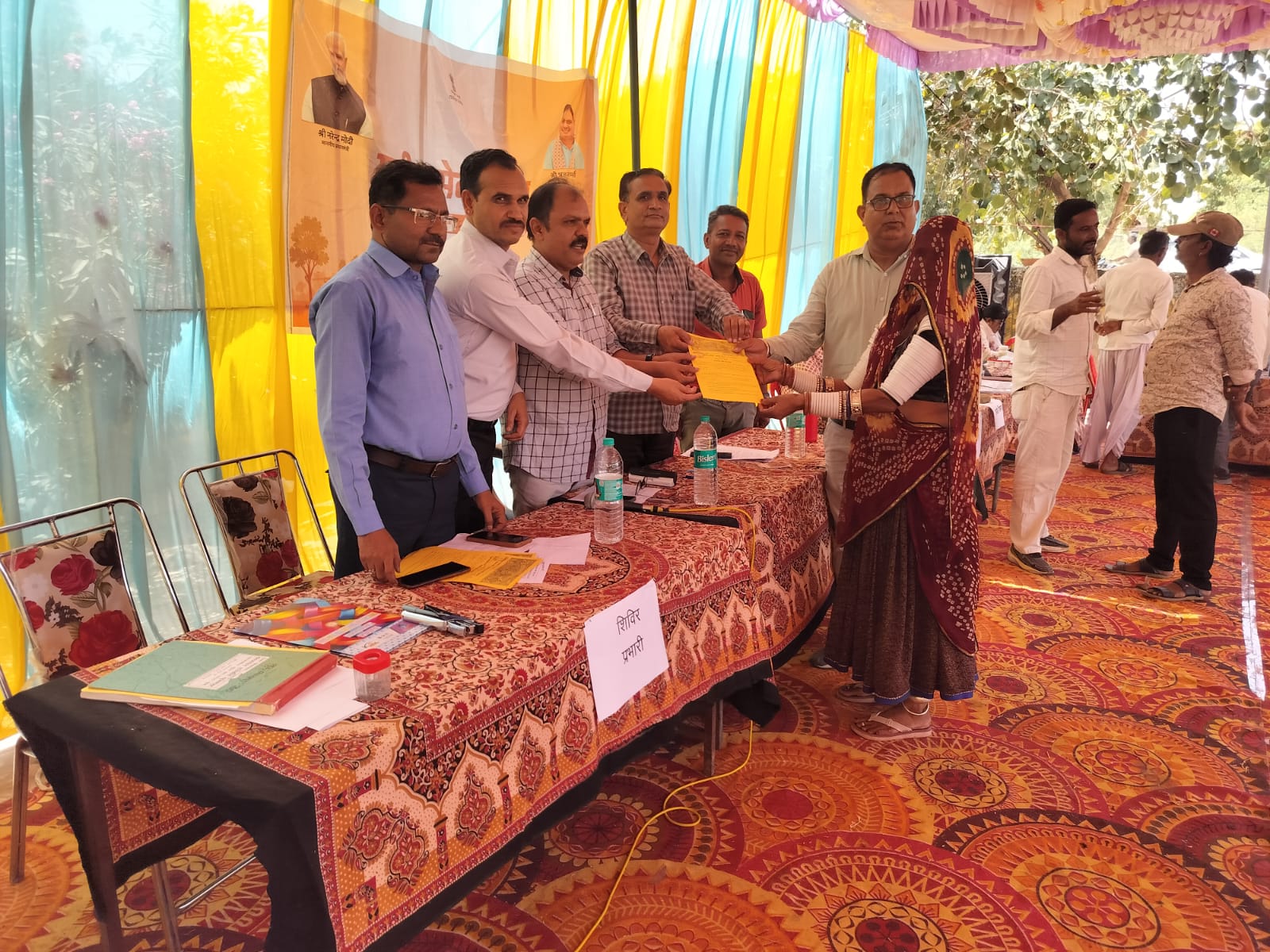 बलुपुरा में ग्रामीण सेवा शिविर का आयोजन एसडीएम कुमावत की मौजूदगी में हुआ