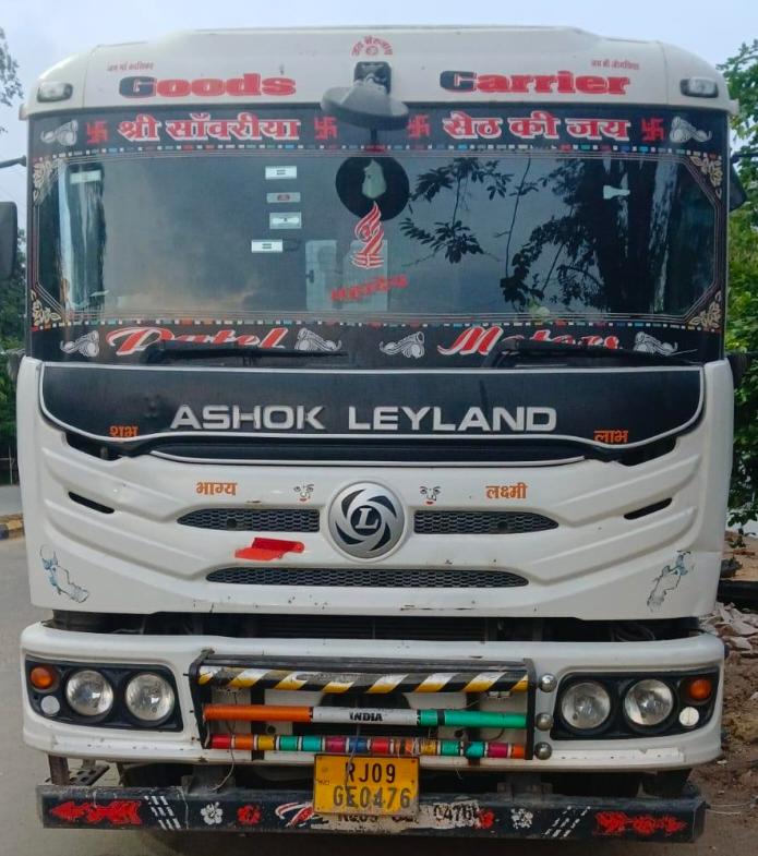 पिंडवाड़ा-ट्रेलर से कुल 56 किलो 930 ग्राम डोडा पोस्त बरामद,एस्कार्ट वाहन भी जब्त,तीन गिरफ्तार