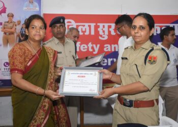 पाली SP ने उत्कृष्ट कार्य करने वाली सुरक्षा सखियों, महिला सीएलजी सदस्यों एवं महिला पुलिस कार्मिकों का किया सम्मान