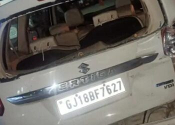 पाली-होटल में टैंकर घुसने से एक की मौत एक युवक गंभीर घायल, कई वाहन क्षतिग्रस्त