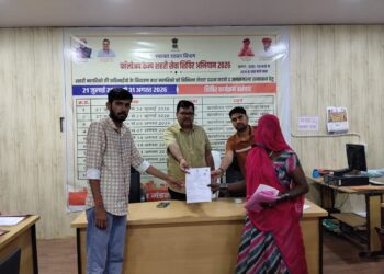 तखतगढ-फॉलो अप शहरी सेवा शिविर मे लाभाथीॅओ को किया लाभान्वित