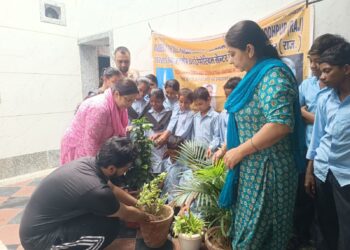 मदरसा डॉ. अब्दुल हकीम ख़ताई मेमोरियल सेंटर में ‘हरियालो राजस्थान’ अभियान के तहत हुआ वृक्षारोपण