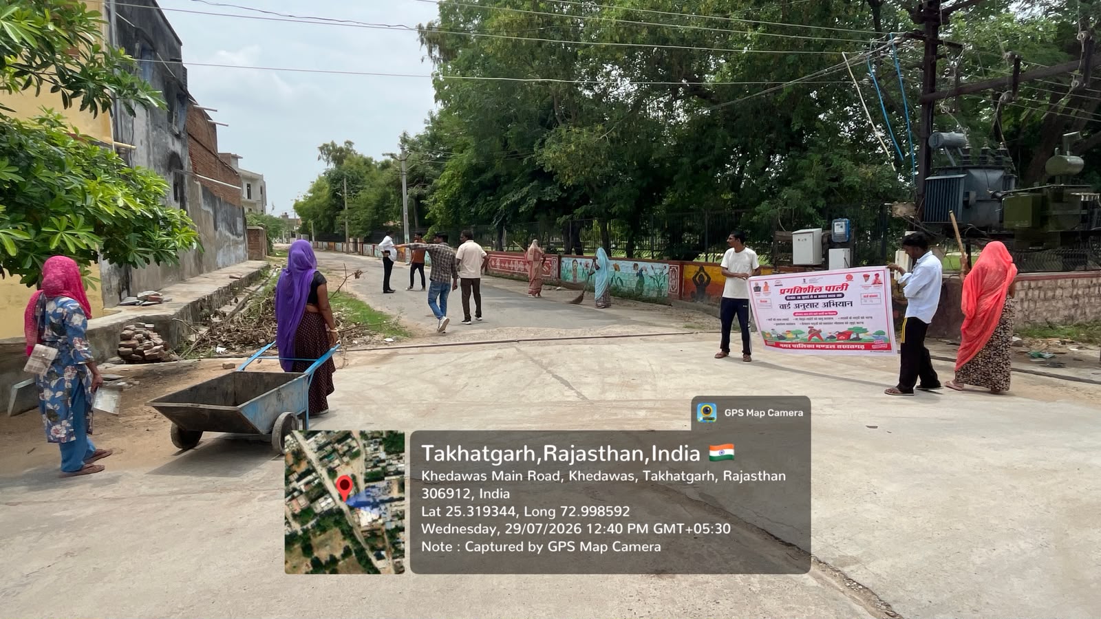 तखतगढ-नगर पालिका ने चलाया सफाई एवम् स्वच्छता जागरूकता अभियान