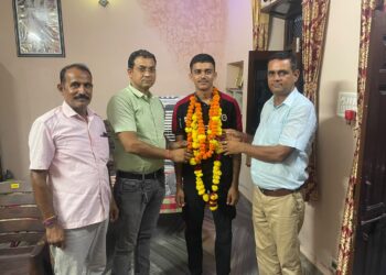 चामुंडेरी में अग्निवीर रविन्द्र प्रताप सिंह का स्वागत