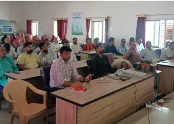 रानी पंचायत समिति सभागार में प्रधानमंत्री नरेंद्र मोदी के कार्यक्रम का हुआ सीधा प्रसारण