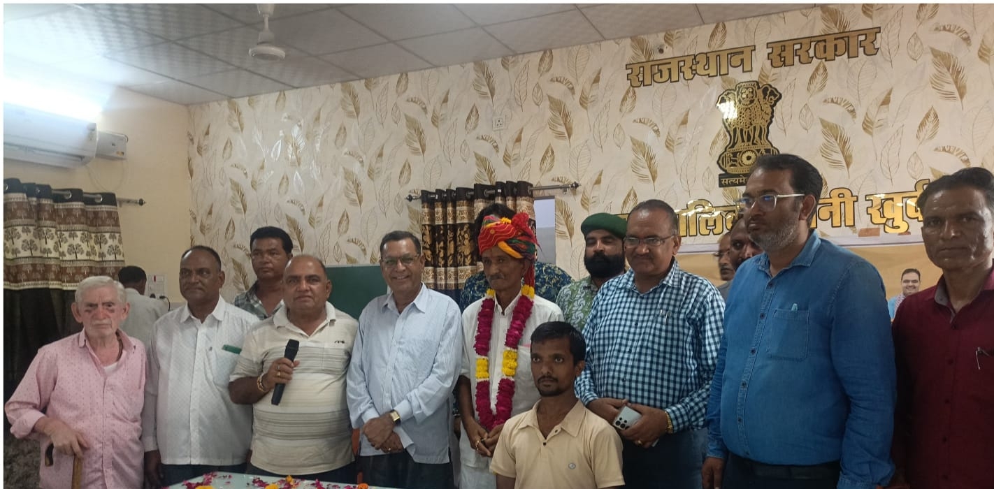 रानी नगर पालिका के रमेश कुमार सेन सेवा निवृत्त, सम्मान समारोह में मिली भावभीनी विदाई
