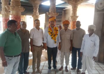 चिमनपुरा के जितेन्द्रसिंह राणावतं विकास अधिकारी के पद पर हुए पद्दोन्नत, चामुंडेरी में हुआ स्वागत