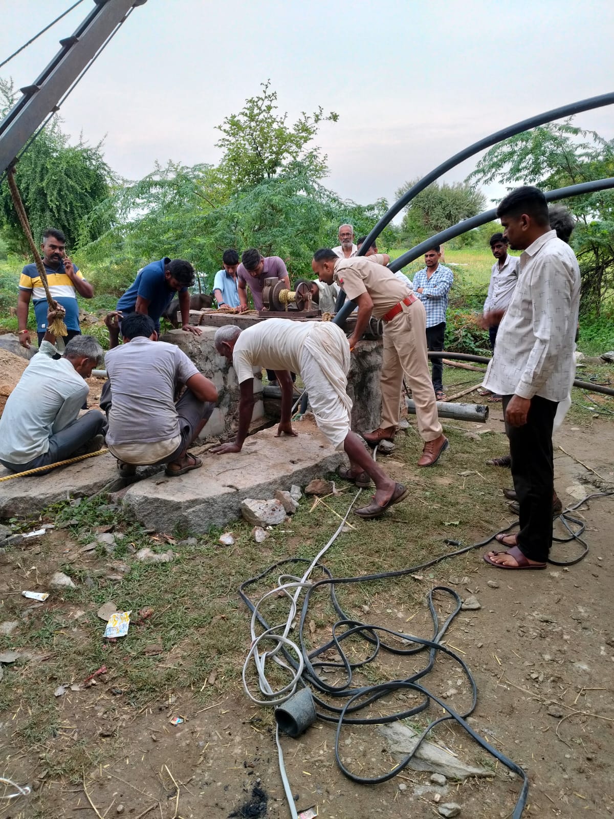 रानी-कुएं में गिरने से युवक की मौत,वीरमपुरा माताजी निवासी बताया जा रहा युवक
