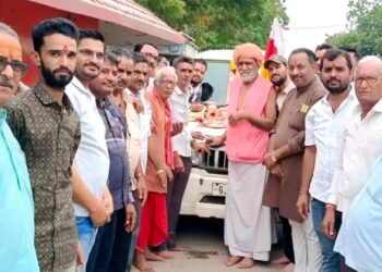 भीनमाल में विशाल राम रसोड़ा शुरू: बाबा रामदेव के पैदल यात्रियों को मिलेगी सुविधा, चाय-नाश्ते के साथ रात्रि विश्राम की रहेगी व्यवस्था