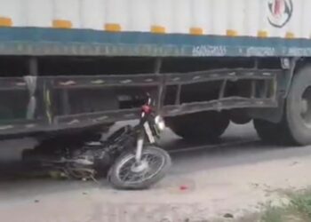 पाली-कंटेनर ने बाइक सवार को कुचला, मौतः खेत से घर लौटते समय हादसा, जांच में जुटी पुलिस