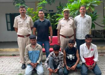 आबुरोड- शराब की दुकान पर लूटपाट करने के वाले चार आरोपी गिरफ्तार