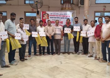 सुमेरपुर-सेवा भारती की प्रेरणा से 1 महिला सहित 33 रक्तदाताओं ने किया रक्तदान