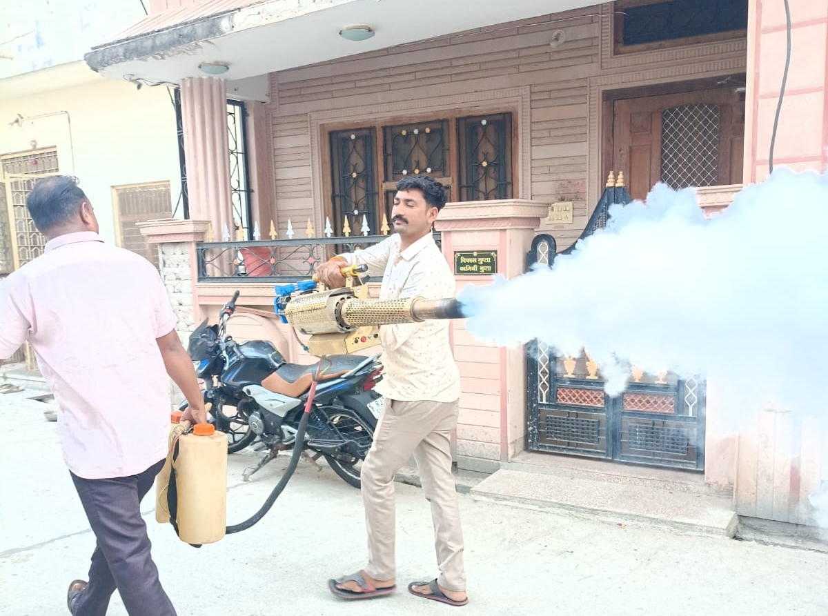 रानी नगर पालिका ने शुरू किया फॉगिंग अभियान, मच्छरों से राहत दिलाने की पहल