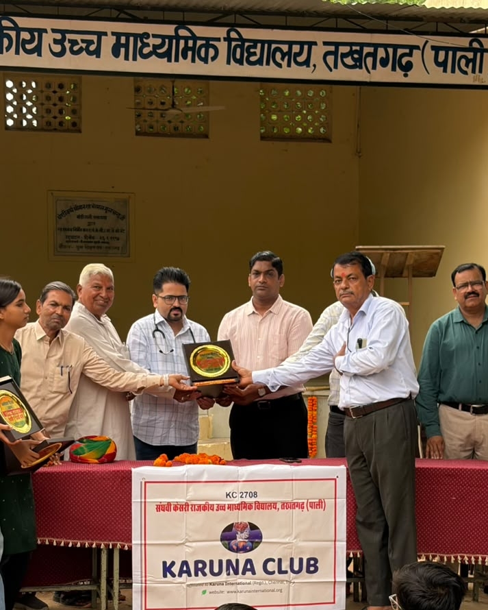 तखतगढ़ नगर की प्रतिभाओं का किया गया बहुमान
