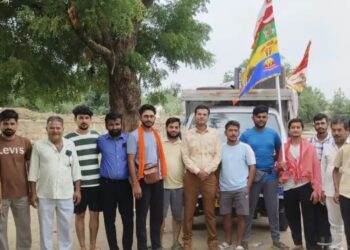 भूतगांव से तृतीय बाबा रामदेव पैदल संघ रवानाः ‘जय बाबे री’ के जयकारों से गूंजा भक्तिमय माहौल