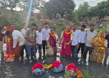 भीनमाल में निभाई समंदर हिलोरने की पारंपरिक रस्मः जाकोब तालाब, बाल संबंध सहित कई गांवों में हुआ आयोजन